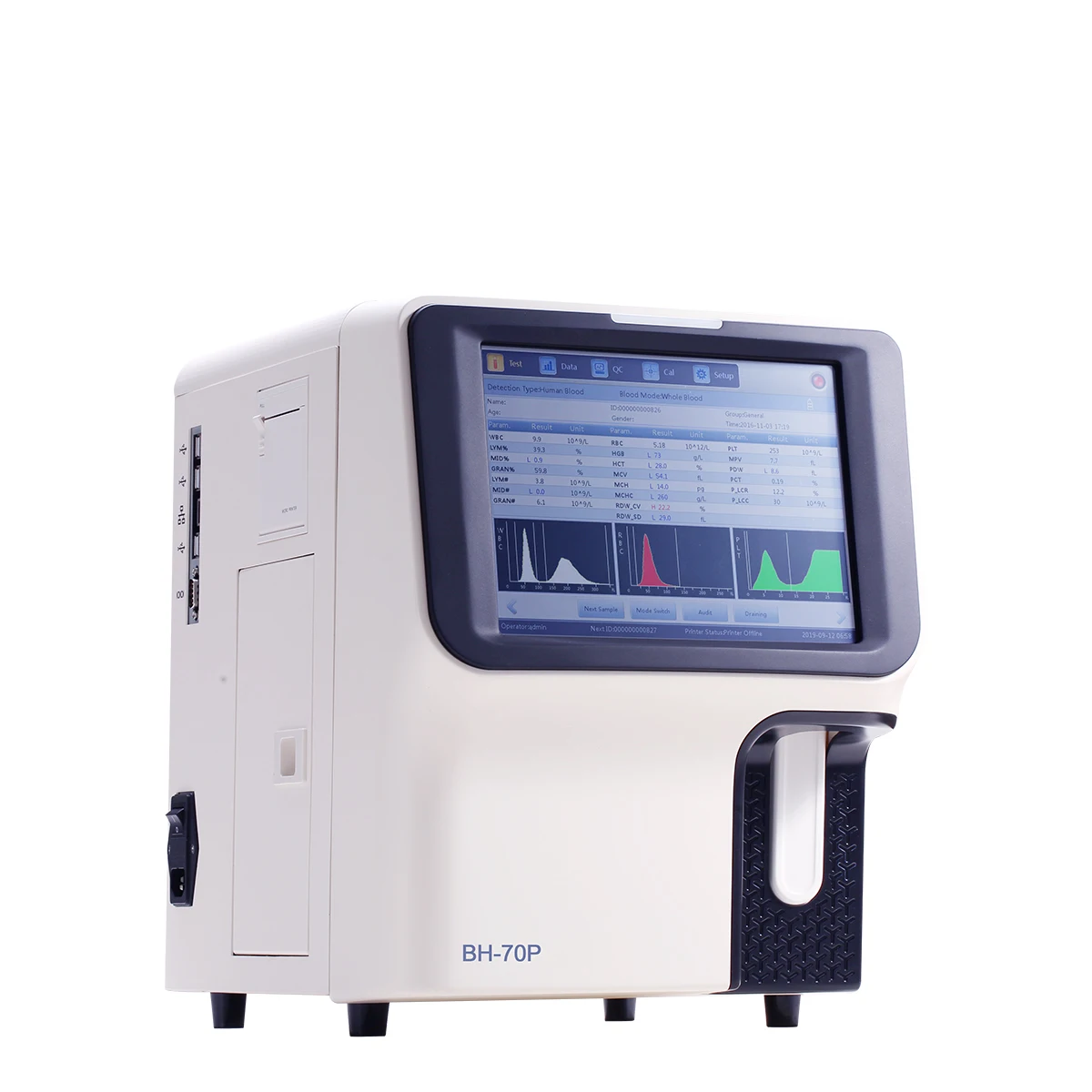 Urit Hematology Analyzer Blood Testing Machine 3 Part WBC CBC Clinical Analytical Instrument Bh-70p for Sale