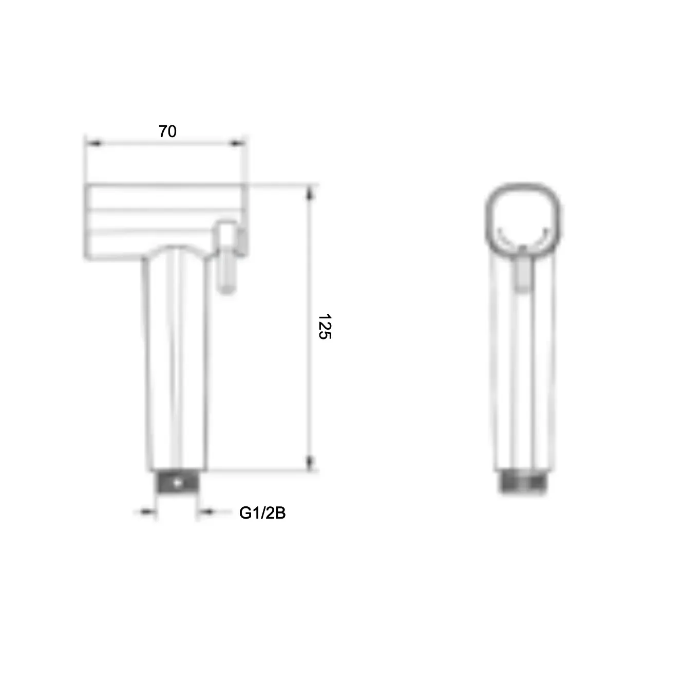 2024 Lizhen  Bidet Sprayer Shattaf Handheld Bathroom Toilet Spray Muslim High Pressure/Quality/Customizable Burst/Leak-Proof