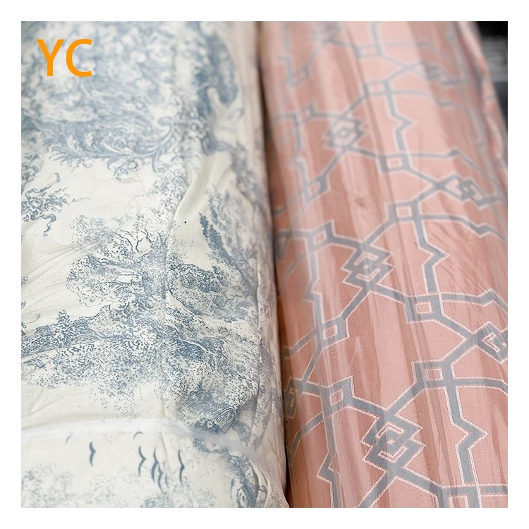 Shaoxing yongcheng текстильная Высококачественная жаккардовая Затемняющая ткань для штор