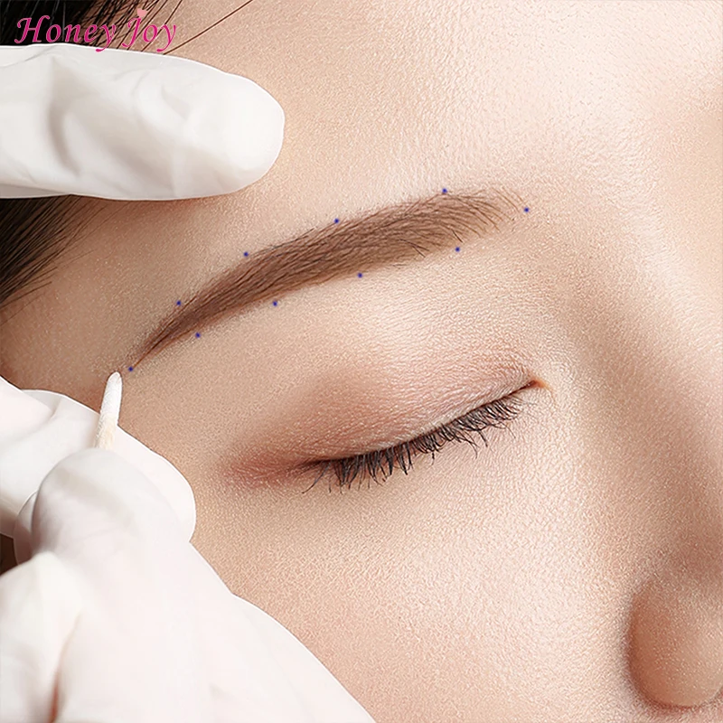 Good Selling 300Pcs/Pack Short Wood Handle Makeup Cotton Tip Small Pointed Tip Head Cotton Swab