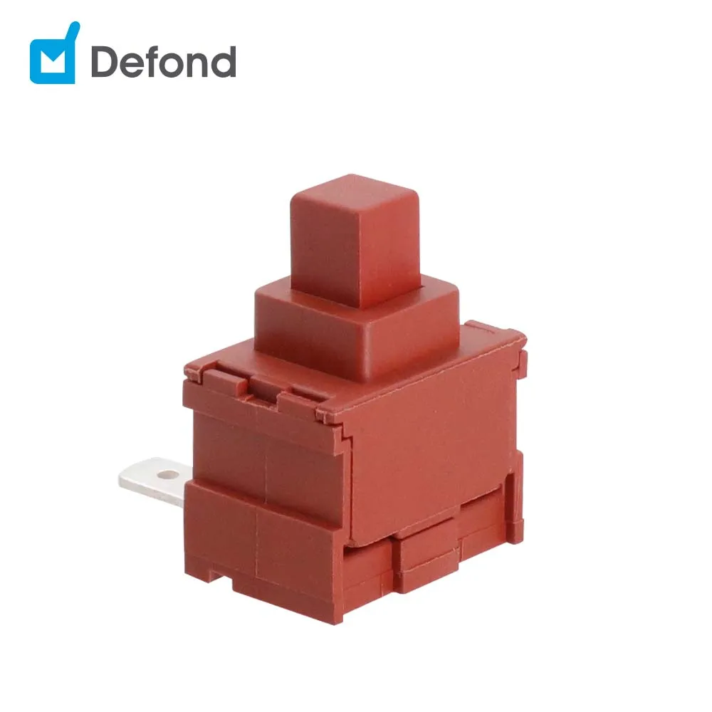 IP30 12a 6a 250vac SPST Defond CPU-1113-0-ABG21-01R pushbutton switch task on/off 1P1T 2 position push button switch