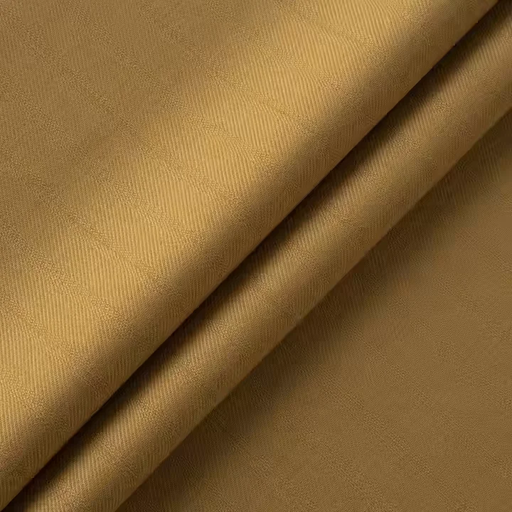 Wholesale Stock Classic 72% Polyester Merino Wool Stripe Herringbone Fabric for Uniform Women Suits Dresses