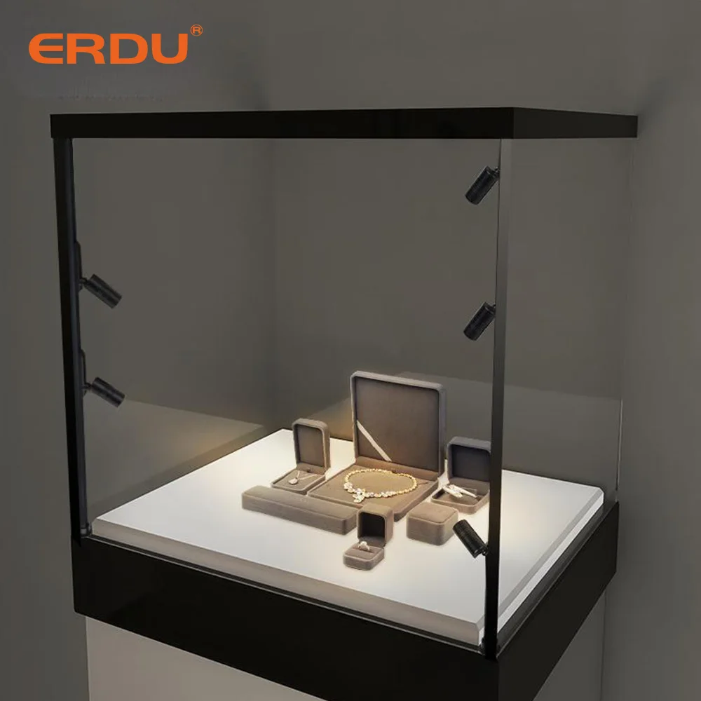Erdu Jewelry Led Spotlight Mini Led Spot Light Showcase Jewelry Cabinet Lighting Led Magnetic Track Light