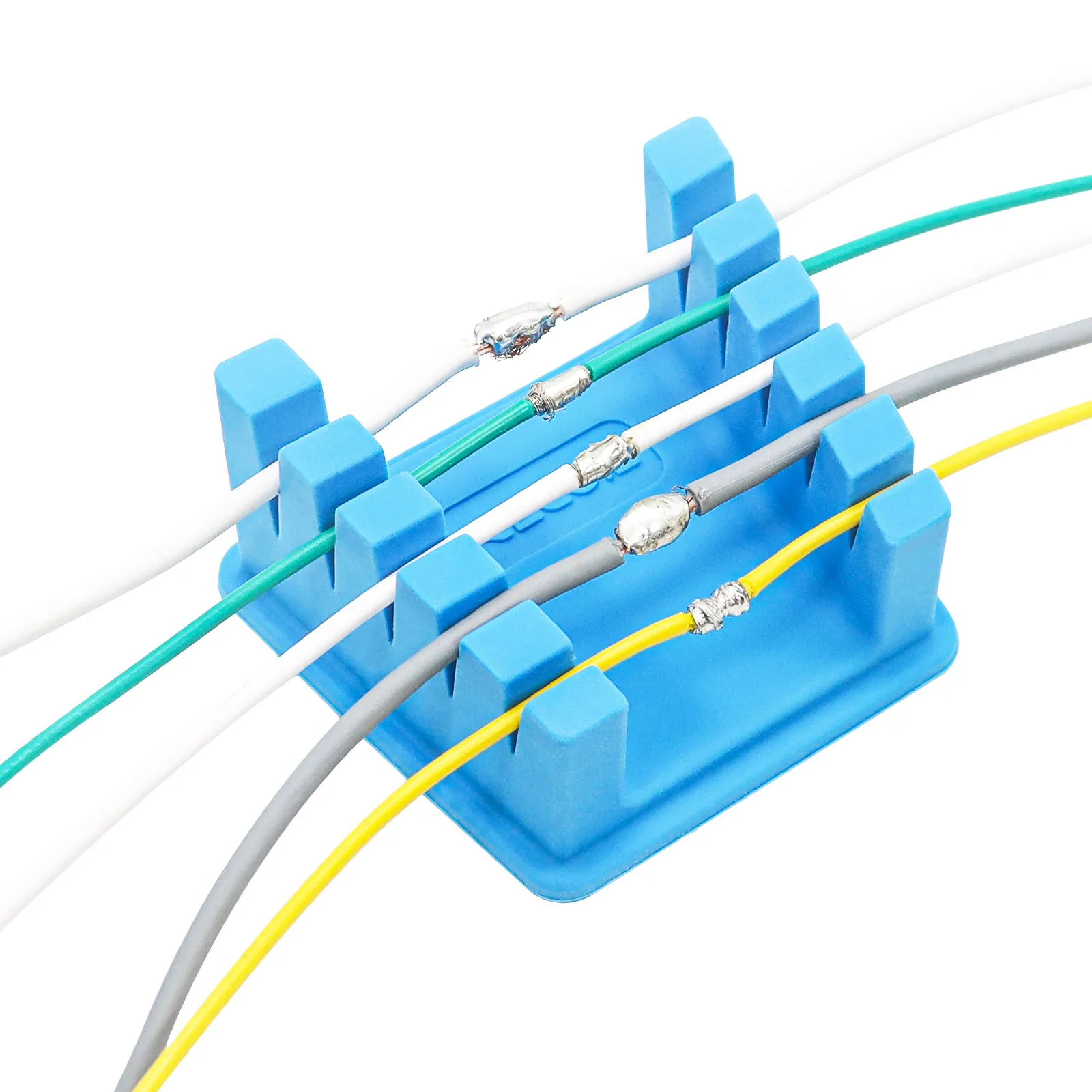 Edge SWSS-P Silicone Wire Harness Soldering Holder, Wire Leads Clamp Stand with Neo Magnets Base, Holds 30AWG to 12AWG Wires