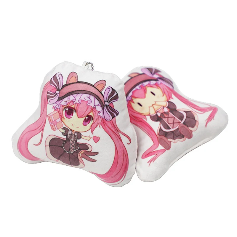 Custom Design Mini Dakimakura Cute Plush Small Pendant Cute Toy Doll  Anime Keychain Pillow Holder High Quality Pendant Keyring