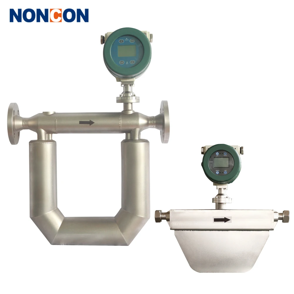 NEW Hot oil liquid Coriolis mass flow meter for gas and density meters sensor Coriolis mass flow meter for oil fuel