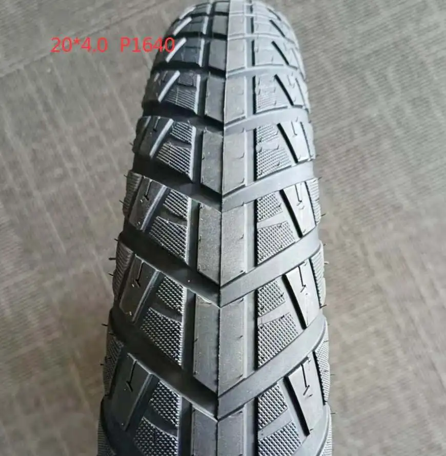 Hot Sale Black Fat Bicycle Tires 20 x 4.0/26 x 4.0 Rubber Material Snow bike Fat Tire