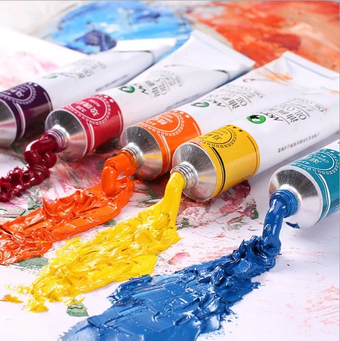 
Marley 1050 Oil Paint Single 50ml Professional Art Painter Elementary School Students With Children Special 12 Colors 