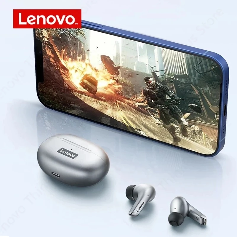100% Original Lenovo LP5 Wireless Earbuds HiFi Music Earphone With Mic Headphones Sports Waterproof Headset 2022New