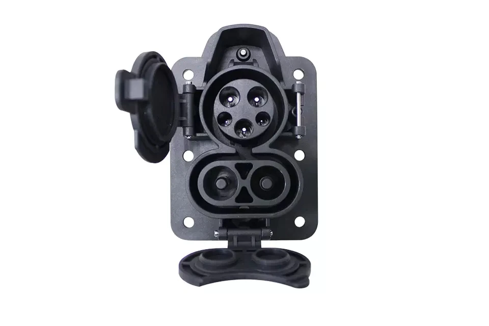 CCS 1 DC EV sockets with cap 125A EV connector 200A CCS Combo 1 socket 150A ccs1 car inlets