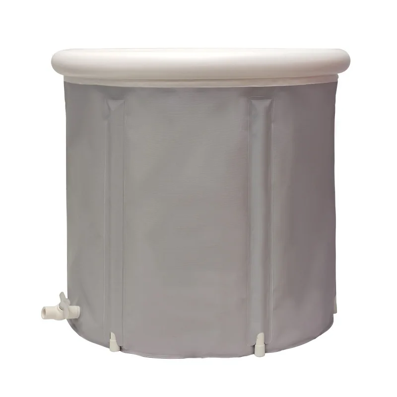 OEM custom ice bath tub foldable outdoor bathtub pvc portable inflatable ice bath tub with lid