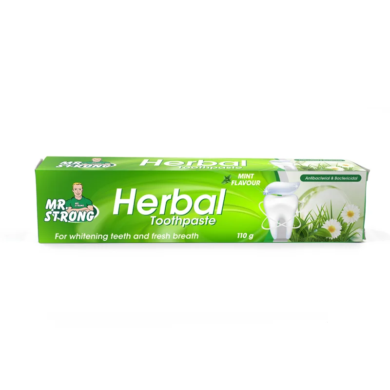Great Performance Fluoride and Herbal Formula Whitening Toothpaste with Private Label and Safe Formula