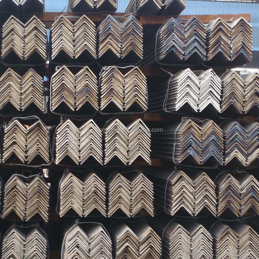 
v shaped iron steel angle bar 50*50*3mm galvanized equal angle steel 75x75x5 Hot rolled steel angle standard sizes 