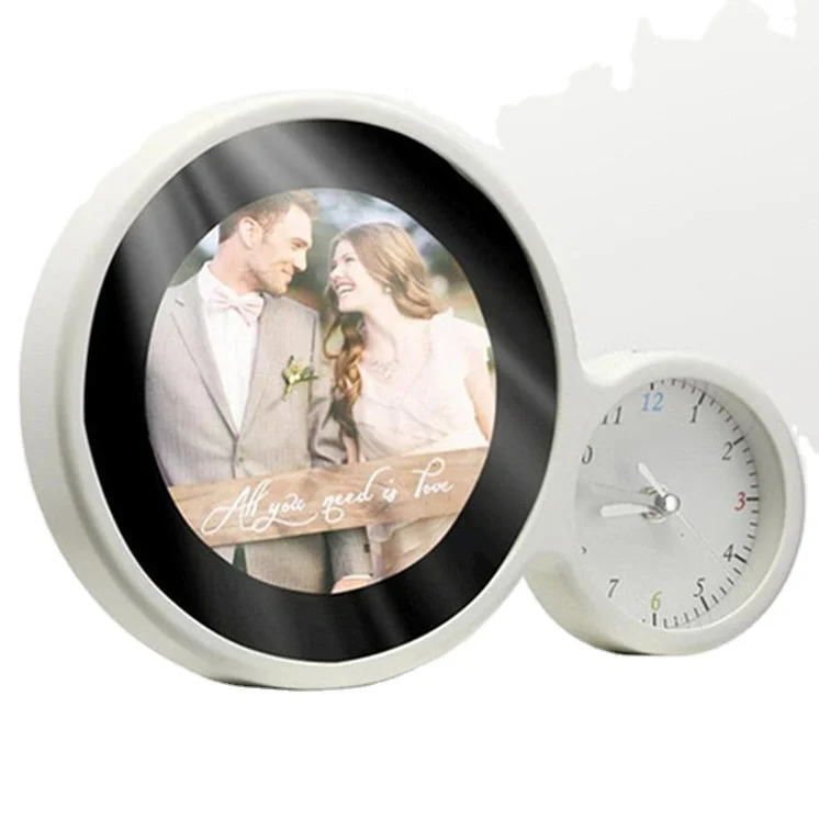 
High Quality Custom Luxury Clock Picture Led Photo Frame Magic Mirror 