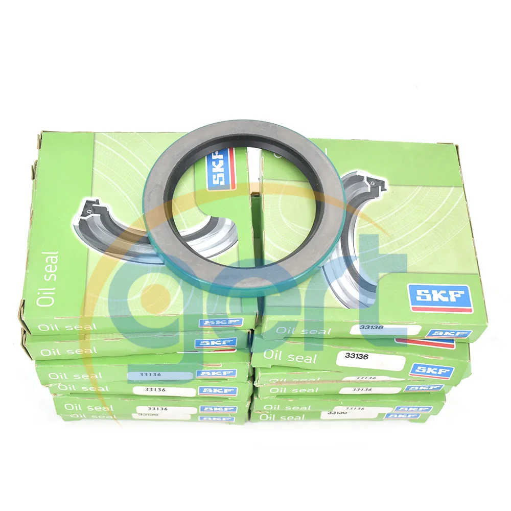 Export Original SKF Oil Seal CR 33136 solid metal case Wave lip Nitrile rubber SKF Seal CR33136 CRWHA1 Genuine SKF Seal 33136