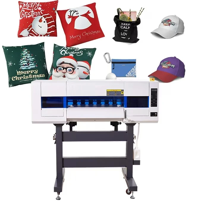 High quality 702 DTF Printer EPSPON I3200 Dual Head 70cm Popular DTF Printer with powder shaker machine