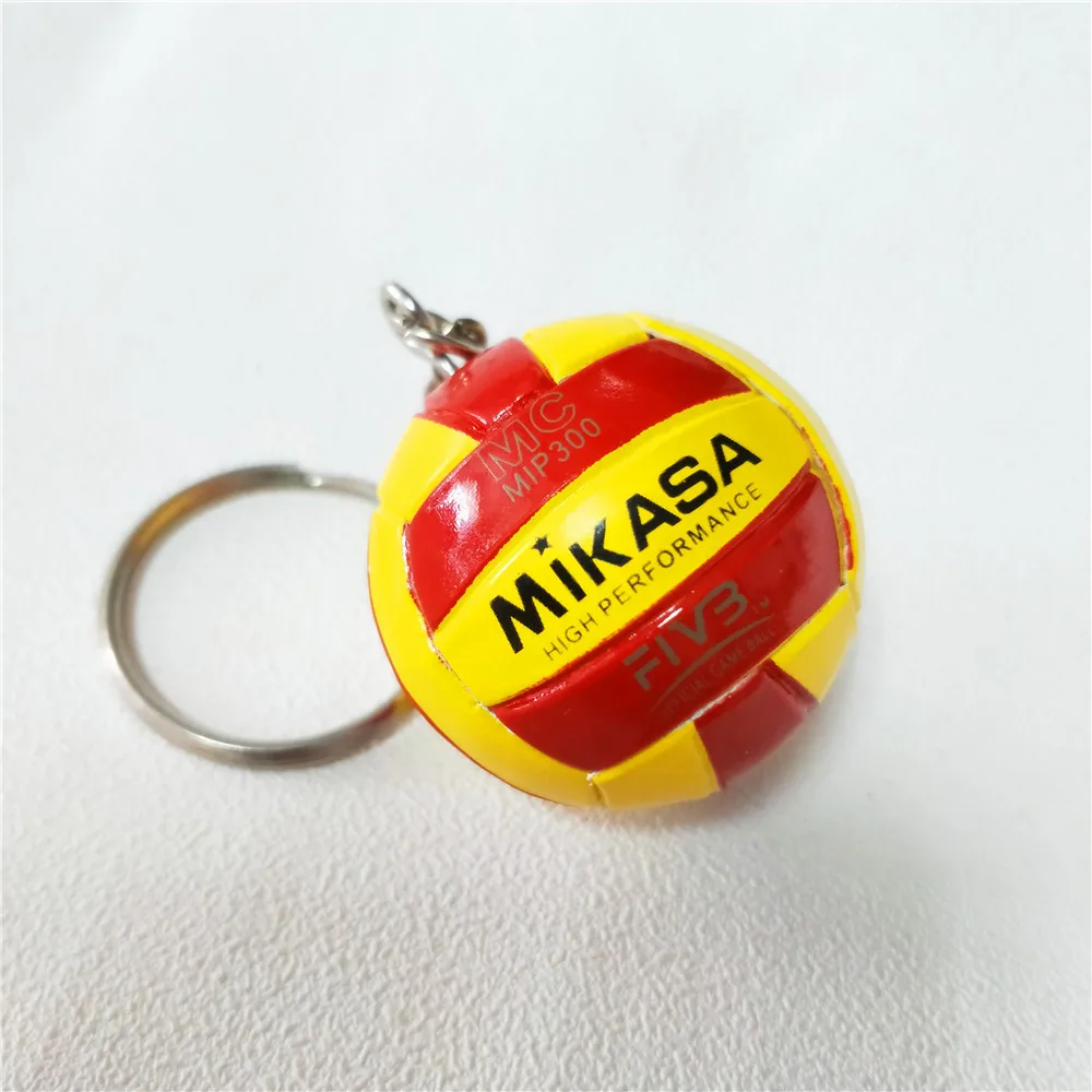 Volleyball Keychain Sport KeyChain Car Bag Ball Volleyball Key Ring Holder Volleyball Gifts For Players Keyring Keychains