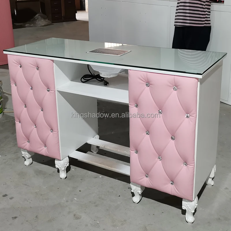 Beauty nail  bar pedicure manicure station salon furniture mesa desks