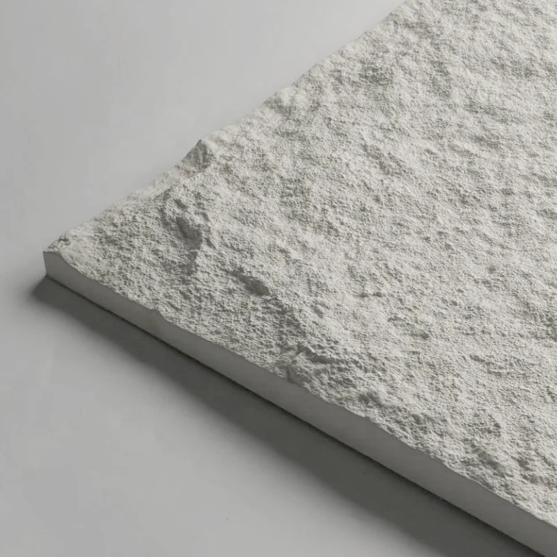 High Quality 600x1200mm Large Square 3d PU Components Faux Stone Wall Panel