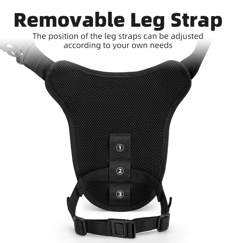 ROCKBROS High Quality Leg Bag Waterproof Motorcycle Thigh Bags men Tactical Drop Waist Leg Bag