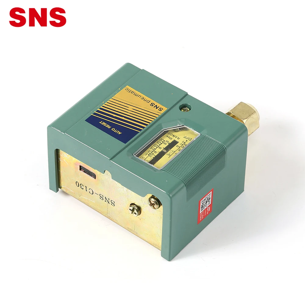  Регулятор давления серии SNS с ручным сбросом переключатель дифференциального для воздушного компрессора водяного насоса