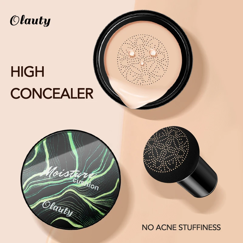 Wholesale Mushroom Head Isolating Cushion Foundation CC Cream Lasting Waterproof Full Coverage Whitening Lightening Features