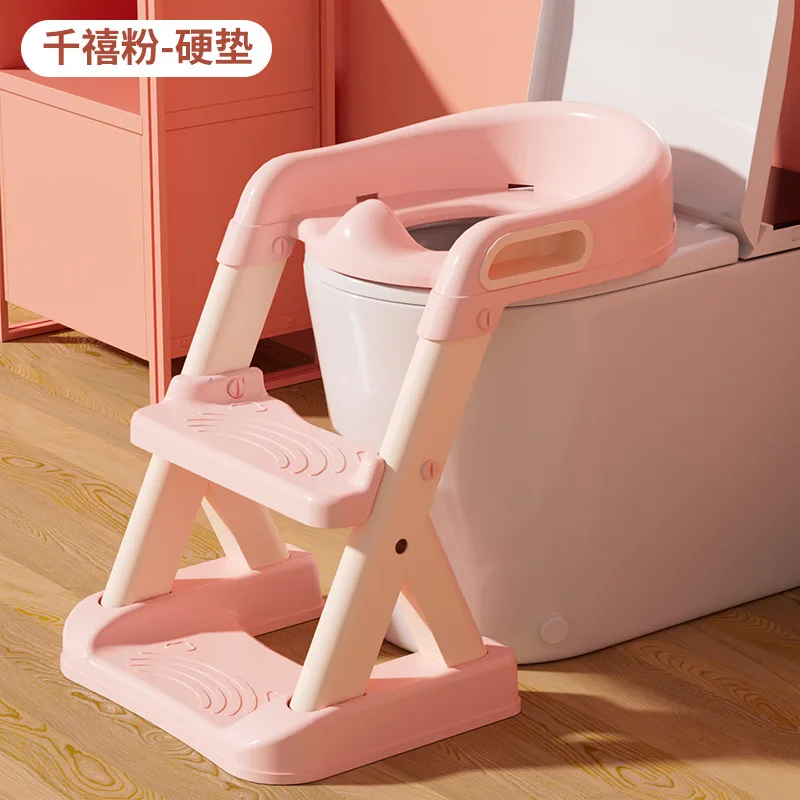 New trend children Folding Baby Potty Training Toilet Seat with PVC seat cushion