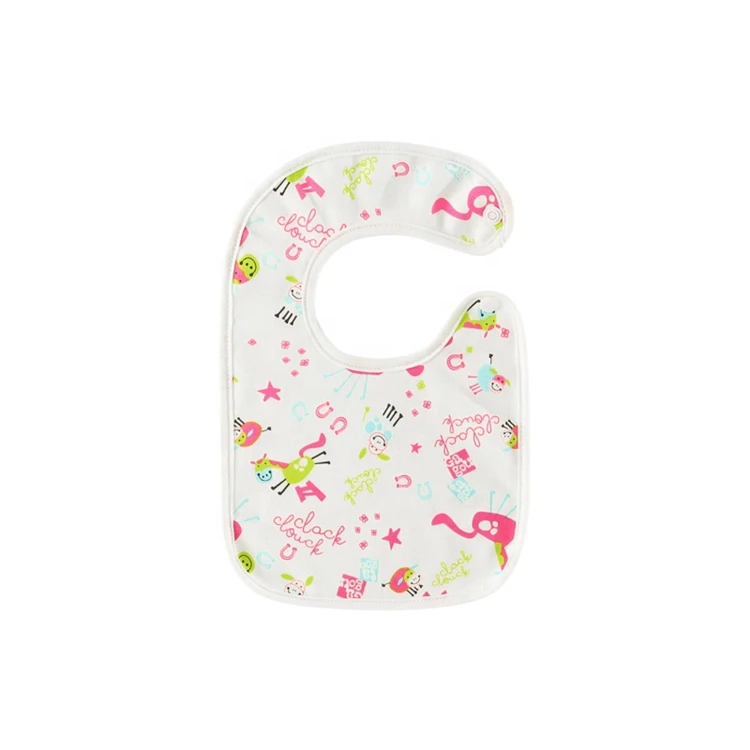 Wholesale China Supplier Bib Washable Natural Waterproof 100% Cotton Baby Bibs