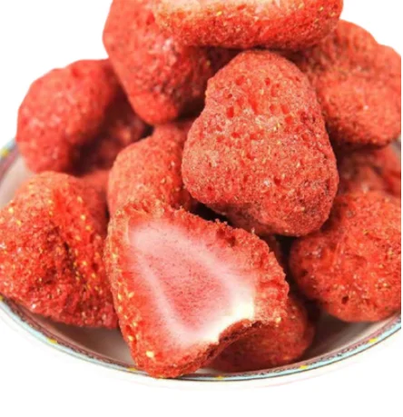 Healthy Snack Food Freeze Dried Fruit and Vegetables Strawberry Flakes Freeze Strawberry Slice