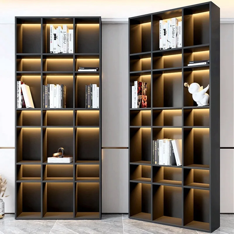 Modern Screens & Room Dividers Stainless Steel Partition Book Storage Shelf  Movable Dividers Estantes For Rooms