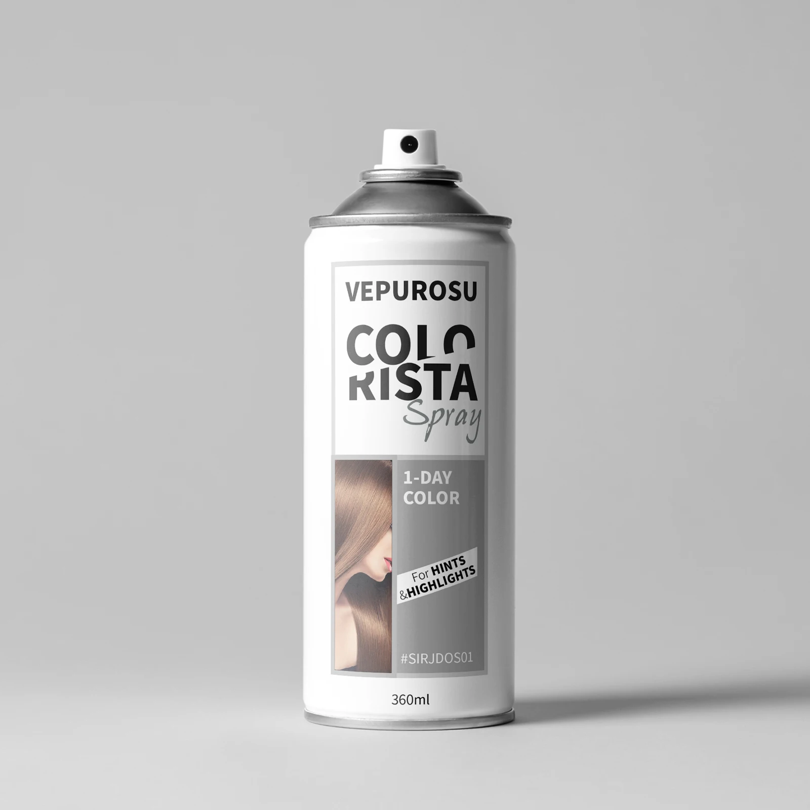 Custom Liquid Temporary Hair Dye Cream Unisex Instant Cover up Hair Root Concealer Spray in White Silver Blond Grey Free Sample