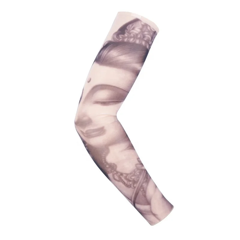 2024 new arrivals wholesale summer sunscreen anti-uv tattoo floral ice cool magic arm sleeve for unisex