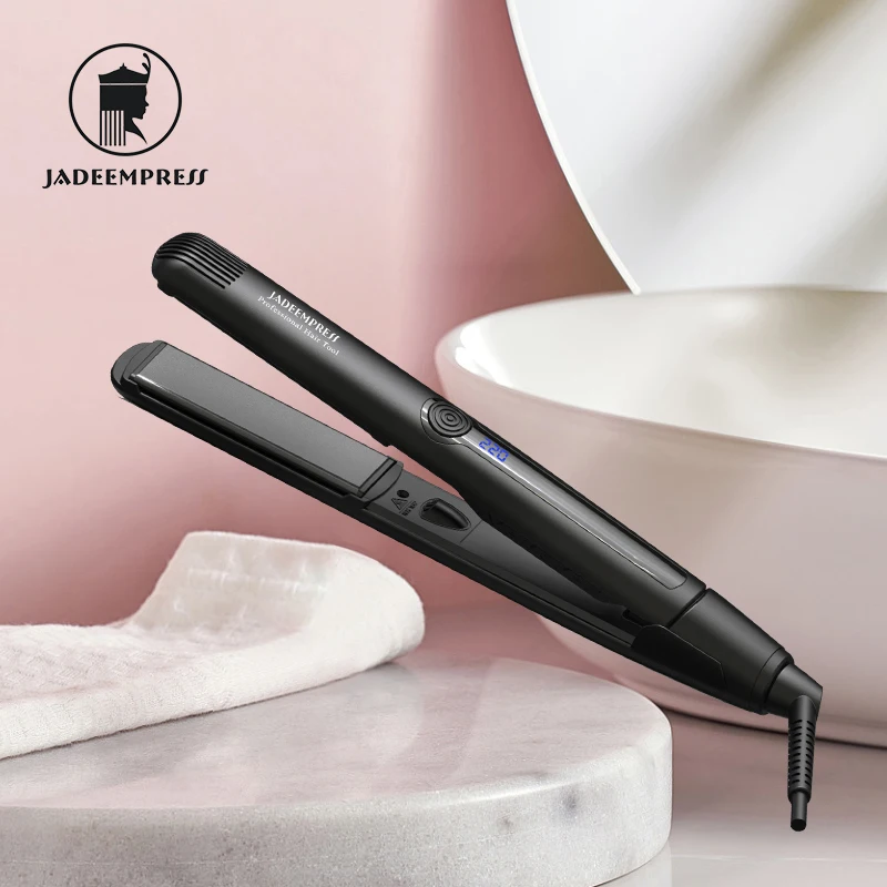 High Quality Customize Ceramic Hair Straightener Flat Irons For Home Use Private Label Iron With LCD Display