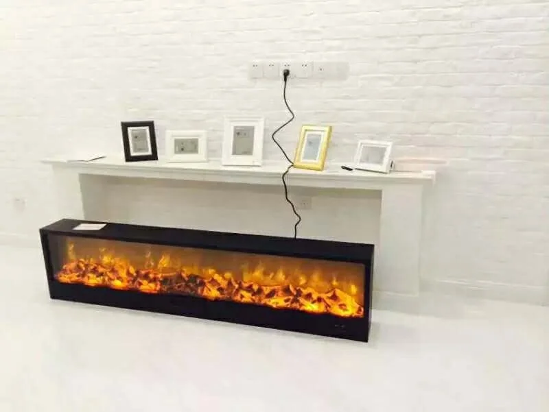 90cm heating device electric fireplace fire linear electric fireplace tv cabinet modern electric fireplace