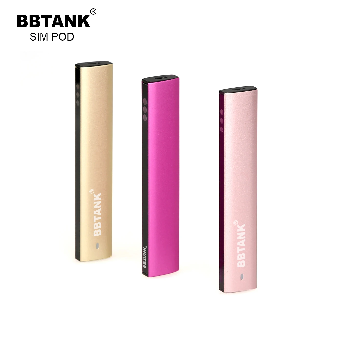  Новое поступление BBTANK Sim Pod керамическая катушка cbd vape стручки 1 мл закрытая система ручка