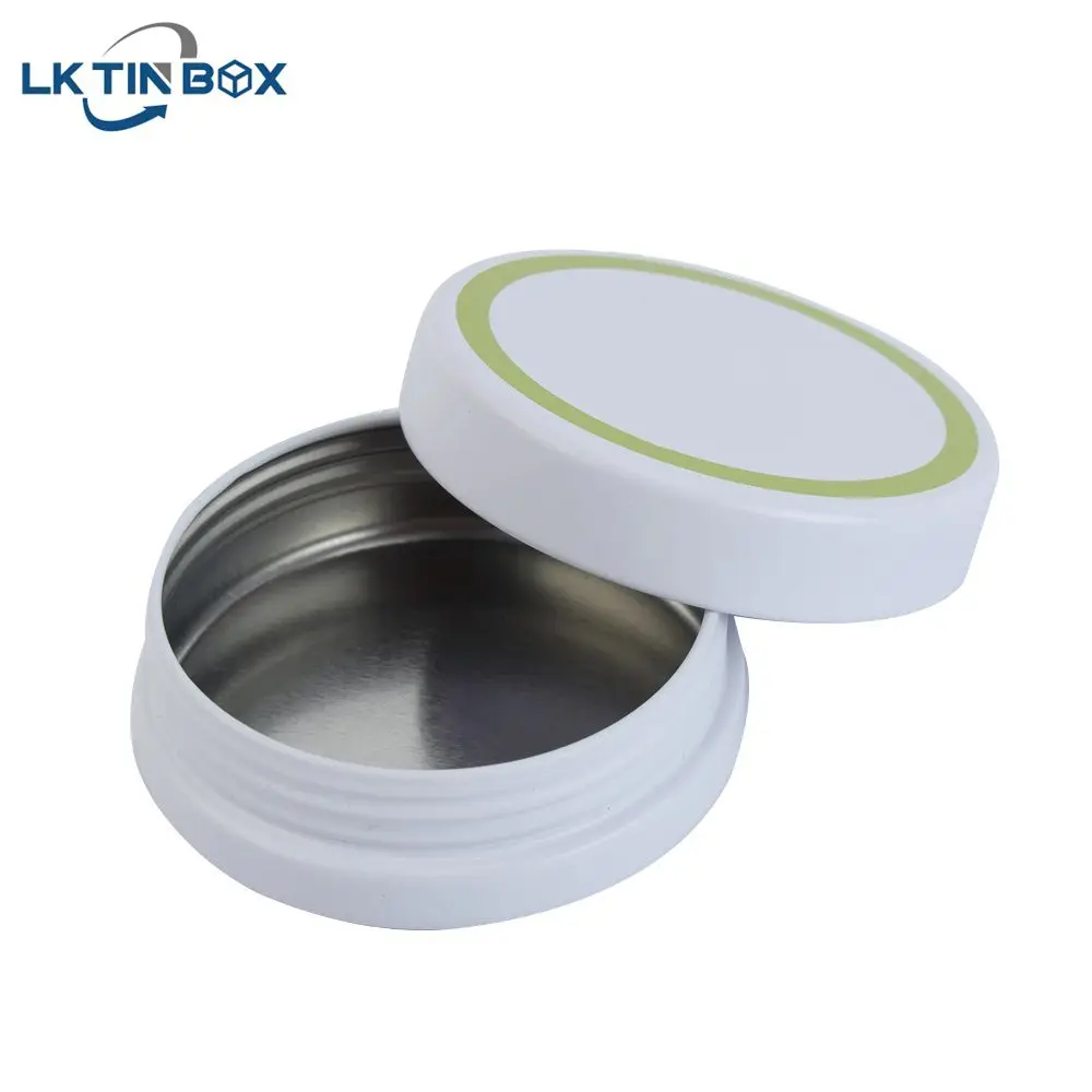Custom Airtight Child Resistant Safe Lock Childproof Tin Box Mini Circular Box Metal Containers Can Packaging