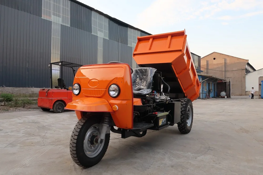 Diesel Tricycles 3-Wheel Diesel Cargo With Unload Three Wheels Diesel Tricycle Truck Dumper