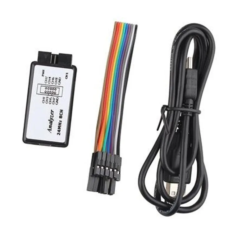 24M sampling 8 channels with DuPont ARM FPGA debugging tool   USB logic analyzer