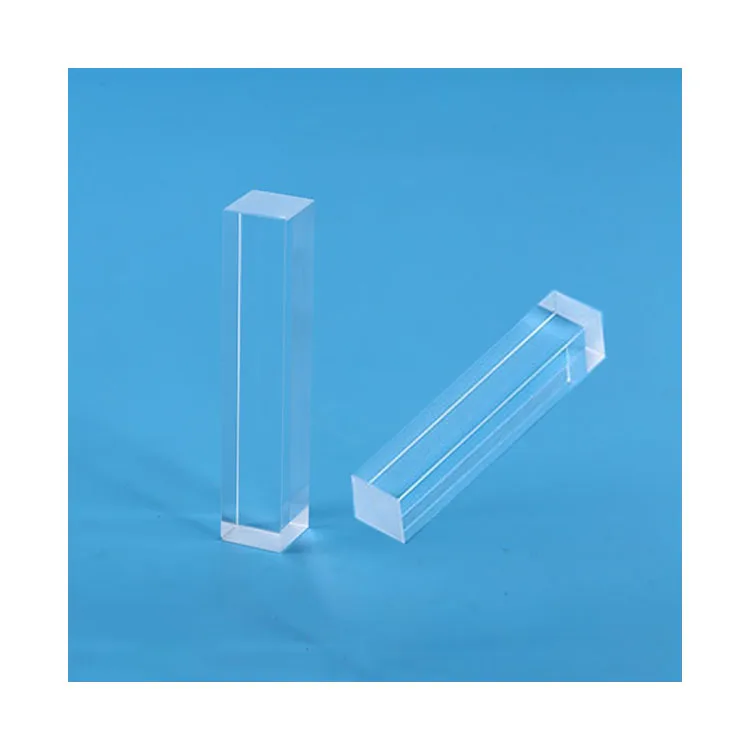 Support wholesale Manufacturers heat resistant clear square fused quartz rod
