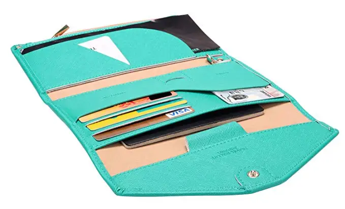 Gift Set Women White Leather Waterproof  Vegan Organizer Sublimation Cover Pu Personalized Travel Wallet Family Passport Holder