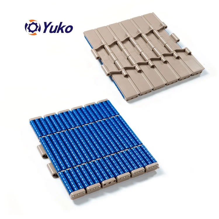 Price heavy duty side flex chains roller top plastic accumulation table LBP882 conveyor chain