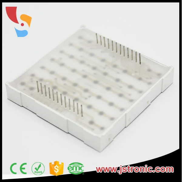60.2*60.2mm Size 2.3 inch 23881 Bi-Color 5mm big 8x8 Dot Matrix Module LED Display