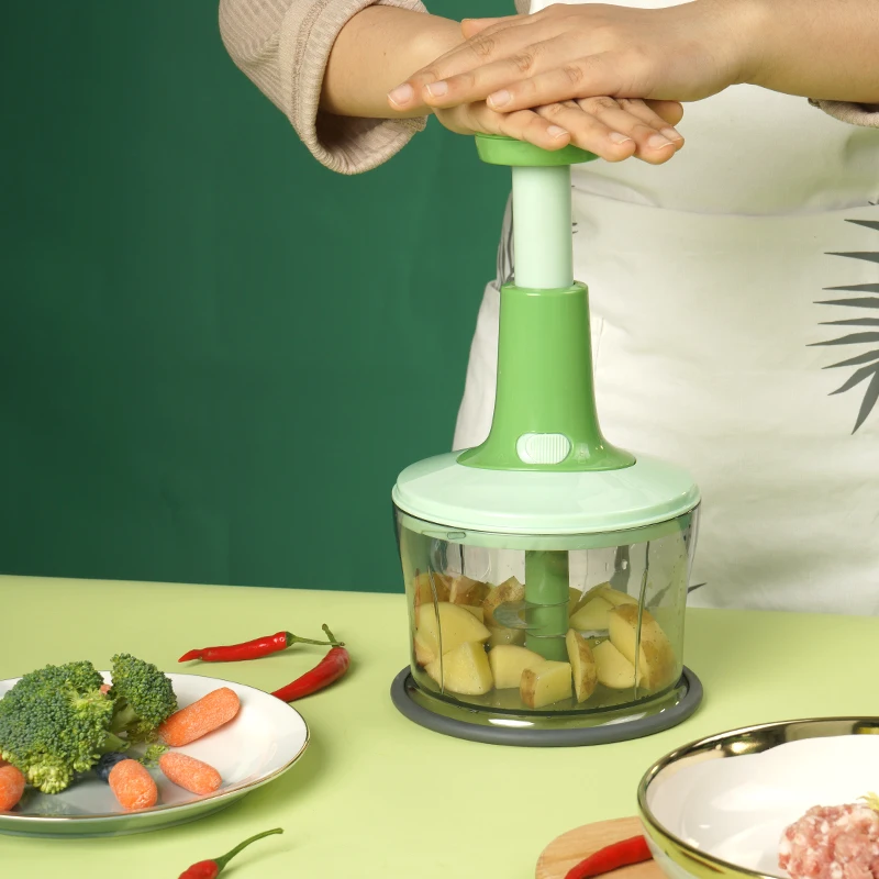 Kitchen Vegetables Blender Garlic Cutter Eco-friendly Manual Food Meat Vegetable Crusher Garlic Press Chopper