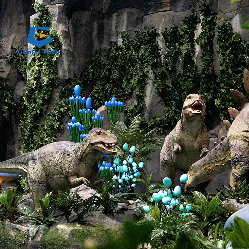 JN-Z243D Artificial Lambe Animatronic Dinosaur for Shown Simulation Moving Dinosaur Theme Park Decoration