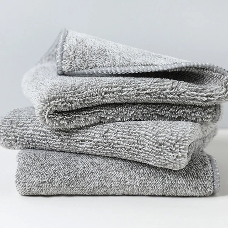 Custom Trendy Clean Microfiber Bamboo Carbon Cleaning Cloth Rags For Car Wash