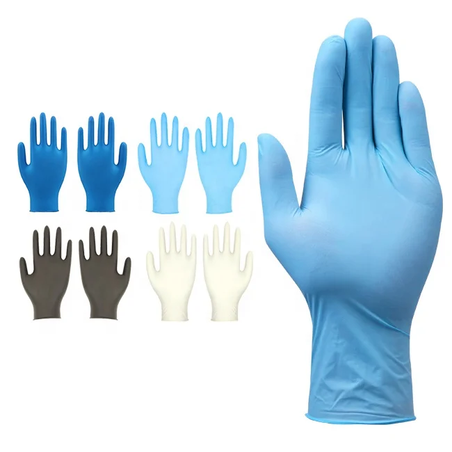 Medical supplies working glove disposable medical grade nitrile gloves hospital gloves