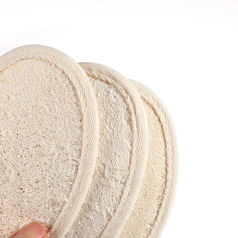Natural Loofah Sponge Exfoliating Body Scrubber (2 pcs),Made with Eco-Friendly and Biodegradable Shower Luffa Sponge,