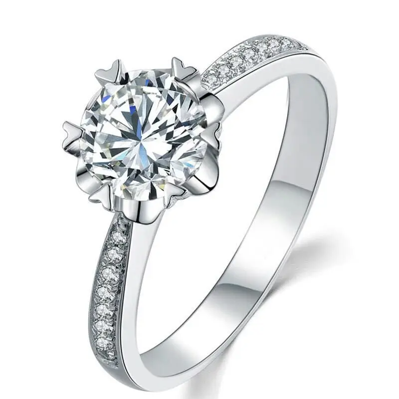 New Arrivals European and American Fashion Luxury Imitation Diamond Rings Women Jewelry Zircon Ring Jewellery