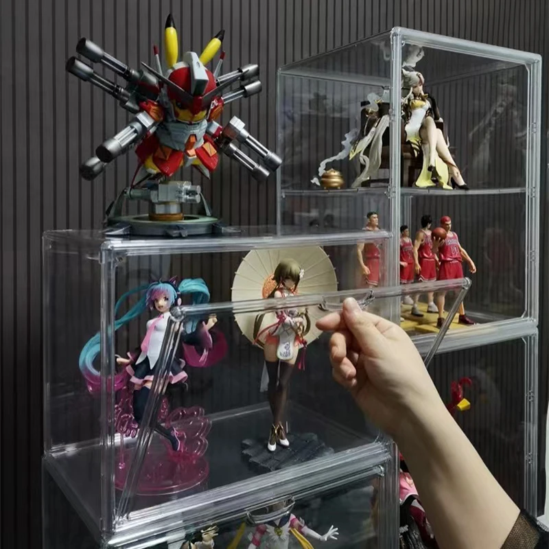 Customized Acrylic Toy Display Rack Multifunctional Transparent Acrylic Toy Car Display Case