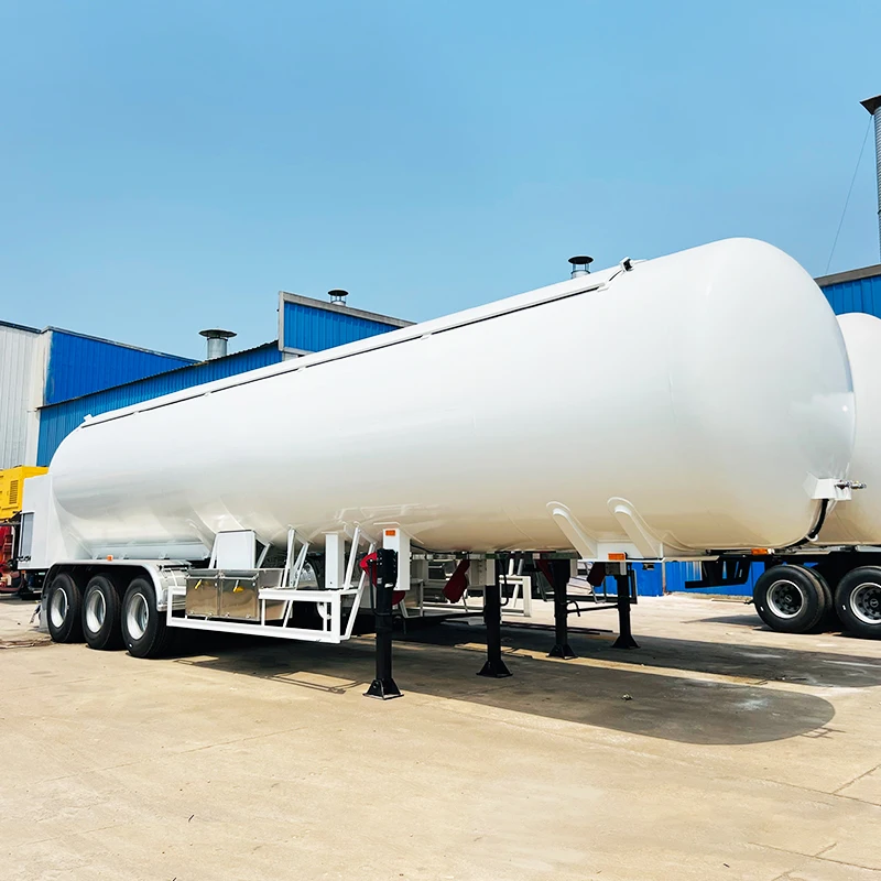 60m3 LPG Gas Trailer Used 58000L Liquid Petroleum Gas Tanks Semi Trailer for LPG